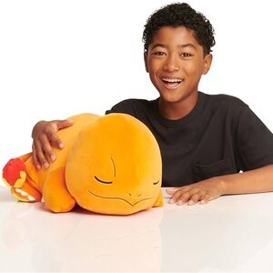 Pokémon Sleeping Charmander Squishmallow Plush 18” Kellytoy